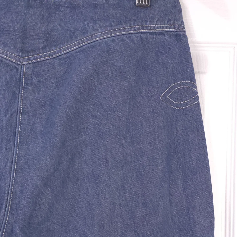 Tristan & Isolde 100% Cotton Flare Jeans Boho Indie High Rise Size 10 - Picture 10 of 12